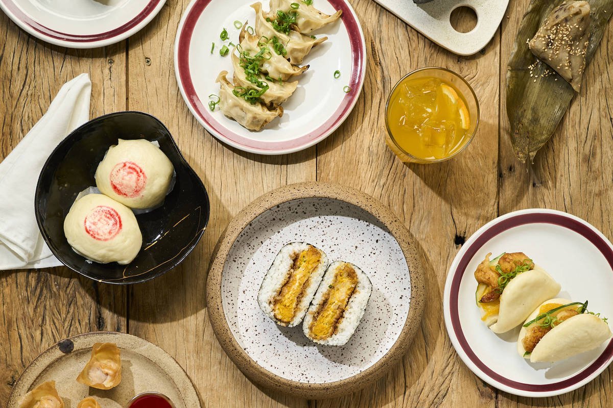 Pratos com comidas asiáticas que serão servidos no NekôFest, em SP