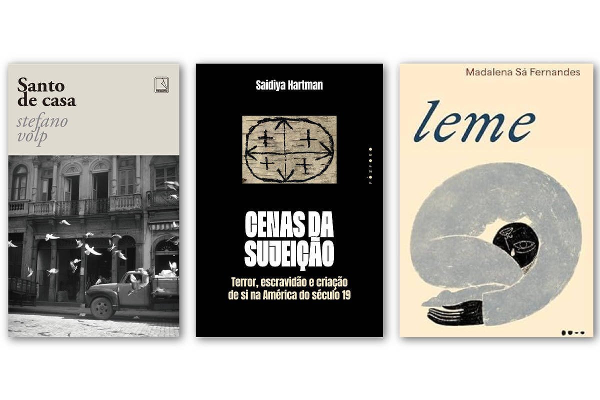 Montagem com as capas dos livros