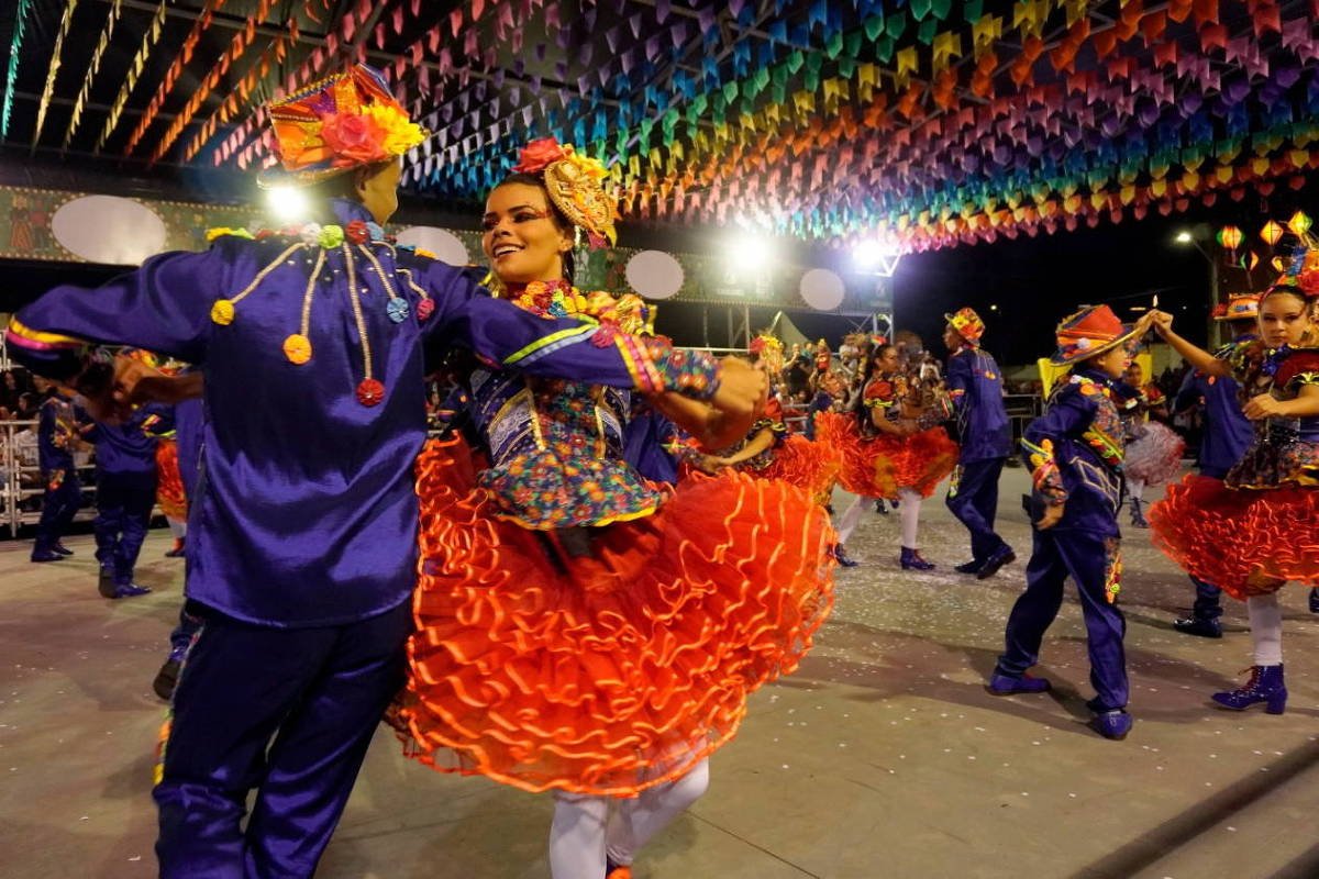 Festa de São João na cidade de Caruaru, em Pernambuco