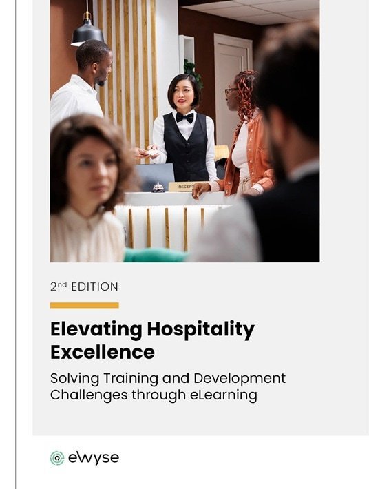 Liberação do e -book: Elevando a excelência em hospitalidade: resolvendo desafios de treinamento e desenvolvimento através do eLearning