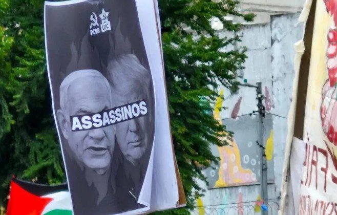 Protesto em São Paulo cobra ação do governo Lula contra Israel