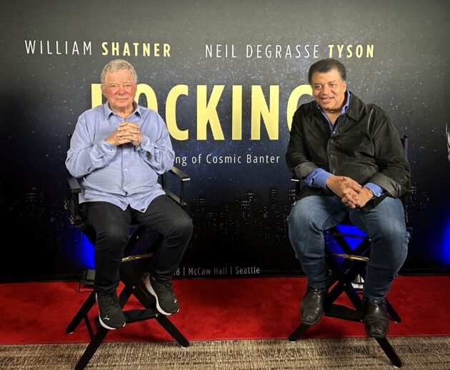 William Shatner e Neil DeGrasse Tyson brincam sobre as loucuras humanas e a fronteira final