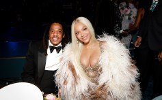 Jay-Z e Beyoncé no 67º Grammy Awards realizado na Crypto.com Arena em 2 de fevereiro de 2025 em Los Angeles, Califórnia.