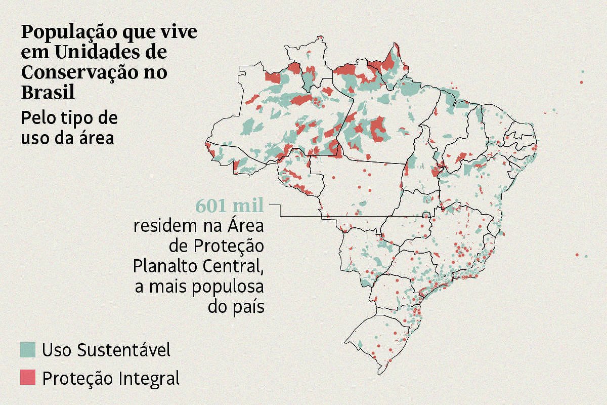 Censo: 11,8 milhões vivem em unidades de conservação - 11/07/2025 - Cotidiano