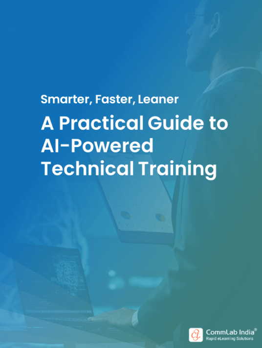 Lançamento do eBook: mais inteligente, mais rápido, mais magro: um guia prático para o treinamento técnico movido a IA