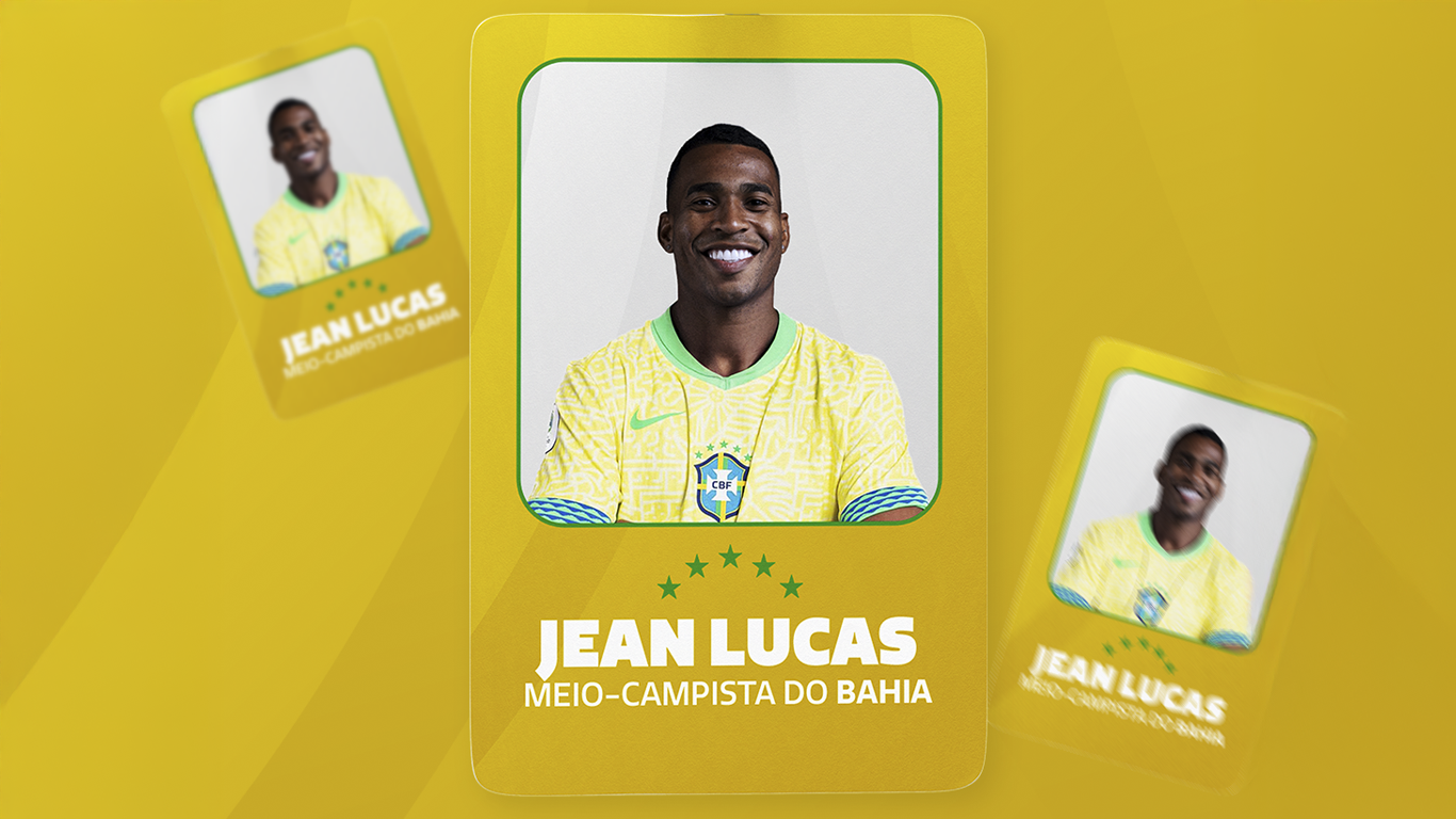Jean Lucas, do Bahia, é convocado para a Seleção Brasileira