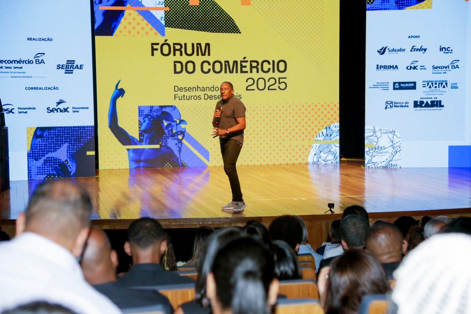 Geraldo Rufino e Dado Scheneider fazem palestra no Fórum do Comércio 2025 | ASN Bahia