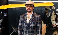 NOVA IORQUE, NOVA IORQUE - 21 DE JULHO: Bad Bunny comparece ao Netflix "Feliz Gilmore 2" Estreia em Nova York no Jazz no Lincoln Center em 21 de julho de 2025 na cidade de Nova York. (Foto de TheStewartofNY/Getty Images)