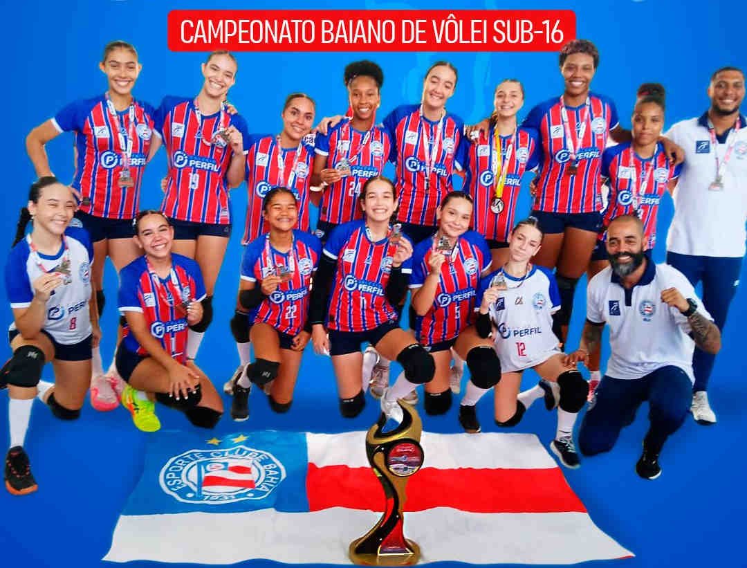 bahia campeão volei sub-16
