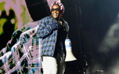 A$AP Rocky se apresenta durante o Festival Lollapalooza 2025 no Grant Park em 3 de agosto de 2025 em Chicago, Illinois.