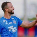 caio alexandre em treino do bahia