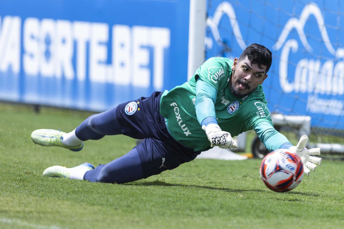 joão paulo em treino do bahia