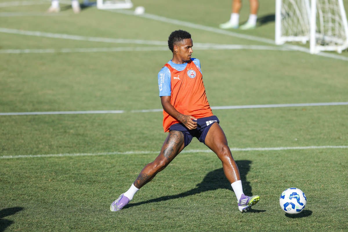 kayky em treino do bahia