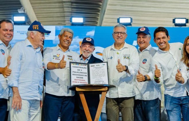 'Estamos pensando naqueles que nunca tiveram oportunidade', diz Lula sobre Novo PAC Saúde na Bahia