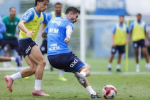 everaldo em treino do bahia