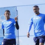 juba e ademir em treino do bahia