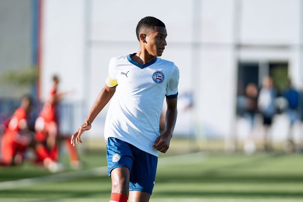 Base em alta: lateral do Bahia é convocado para a Seleção Brasileira sub-15