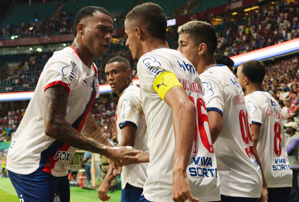 Jogo coletivo: artilharia do Bahia em 2026 tem atacantes, volantes e até lateral