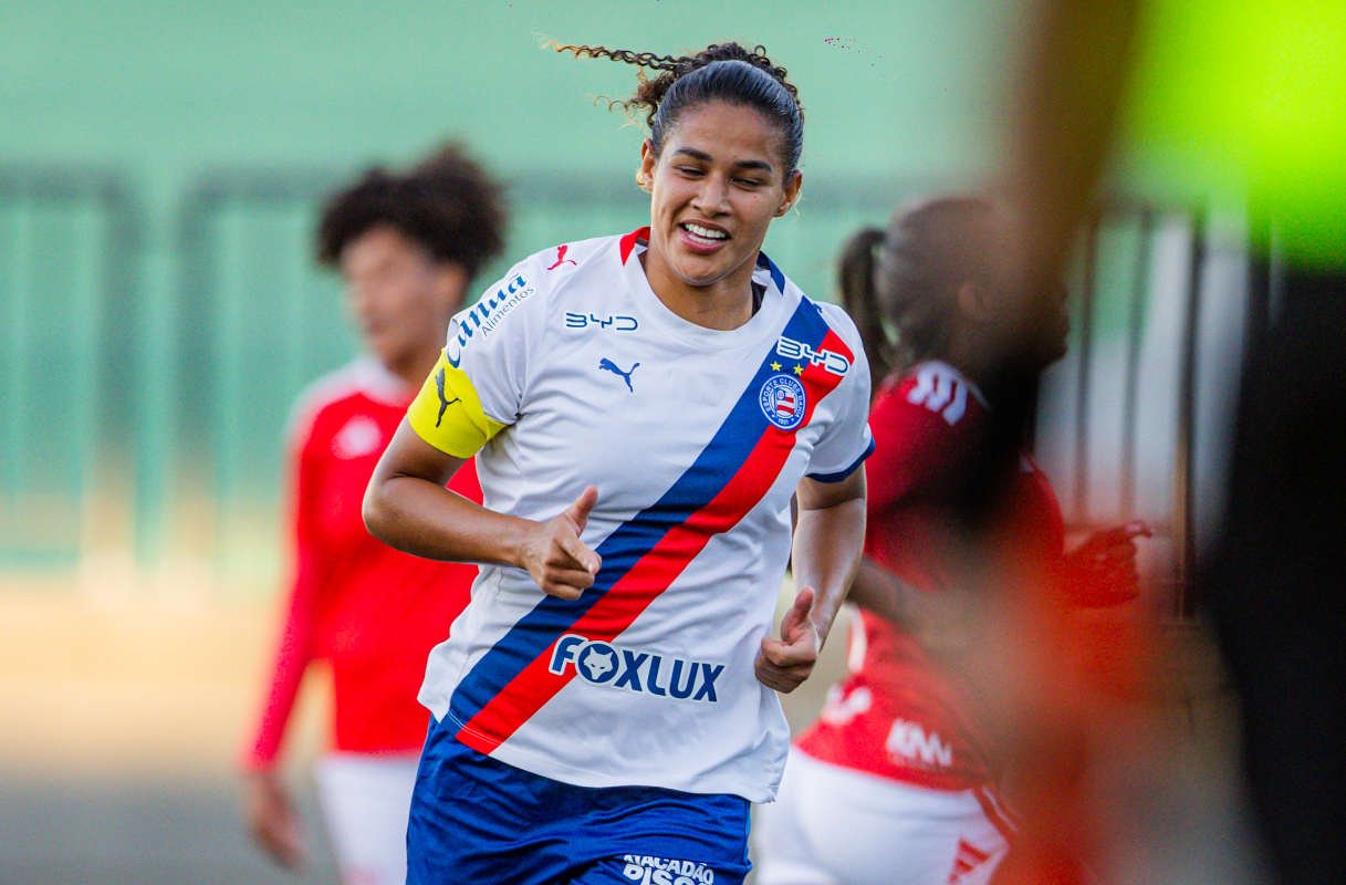 Bahia vence o Internacional por 3 a 0 e chega ao 4º lugar do Brasileirão Feminino