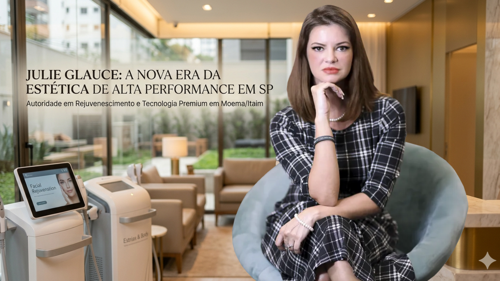 Julie Glauce consolida sua presença no mercado de estética avançada com protocolos voltados para rejuvenescimento, micropuntura e tratamentos premium em São Paulo.