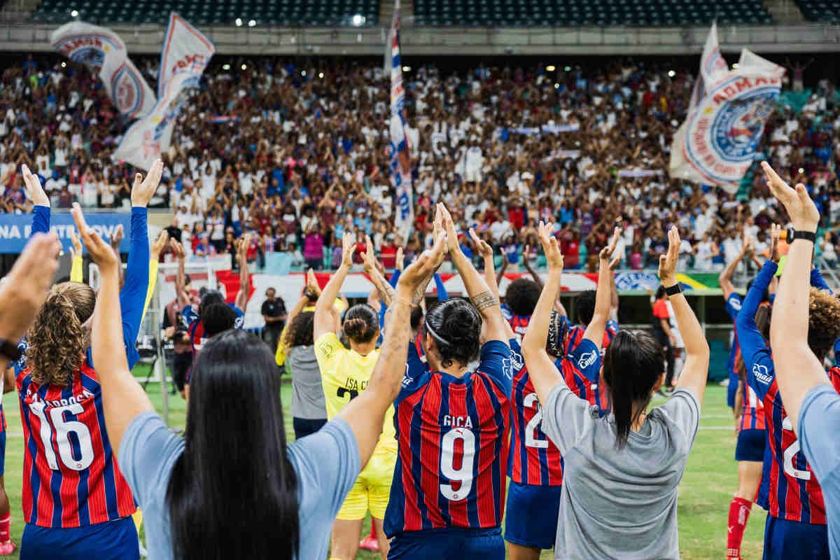 Bahia Feminino joga neste sábado na Fonte Nova; ingressos a partir de R$ 10