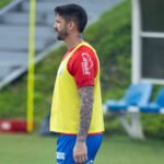 everaldo em treino do bahia