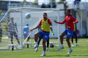 treino do bahia com willian josé e erick