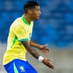 kauê furquim, do bahia, comemora gol da seleção sub-17