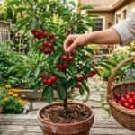 5 árvores frutíferas em miniatura cujas raízes não danificam os muros de divisa, perfeitas para quintais cimentados