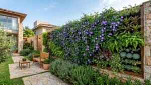6 plantas trepadeiras cujas raízes não danificam a fundação da parede, perfeitas para muros curtos