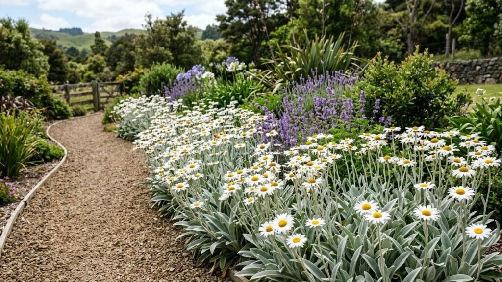 A margarida ideal para plantar em bordaduras: formam moitas densas e garantem uma floração espetacular no verão