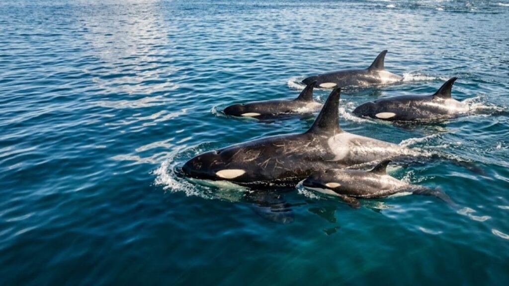 A orca que ensina estratégias de caça para filhotes, passa conhecimento por gerações e desenvolve culturas tão distintas entre grupos que cientistas debatem se são espécies separadas