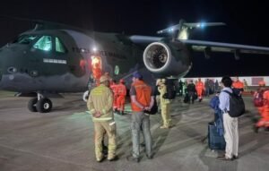 Busca e resgate marcaram o primeiro dia da missão humanitária brasileira na Venezuela