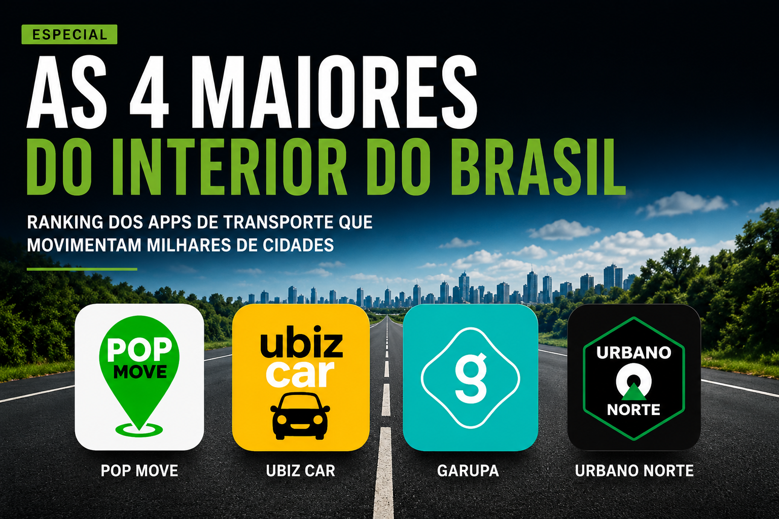 Com tecnologia própria e mais de 112 mil avaliações públicas, POP Move se destaca entre aplicativos de mobilidade do interior em análise baseada em dados
