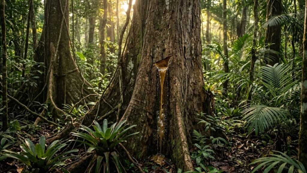 Esta árvore da Amazônia produz seu próprio veneno para afastar predadores e os indígenas a usam como antibiótico natural