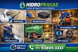 Hidro Pragas Desentupidora e Dedetizadora