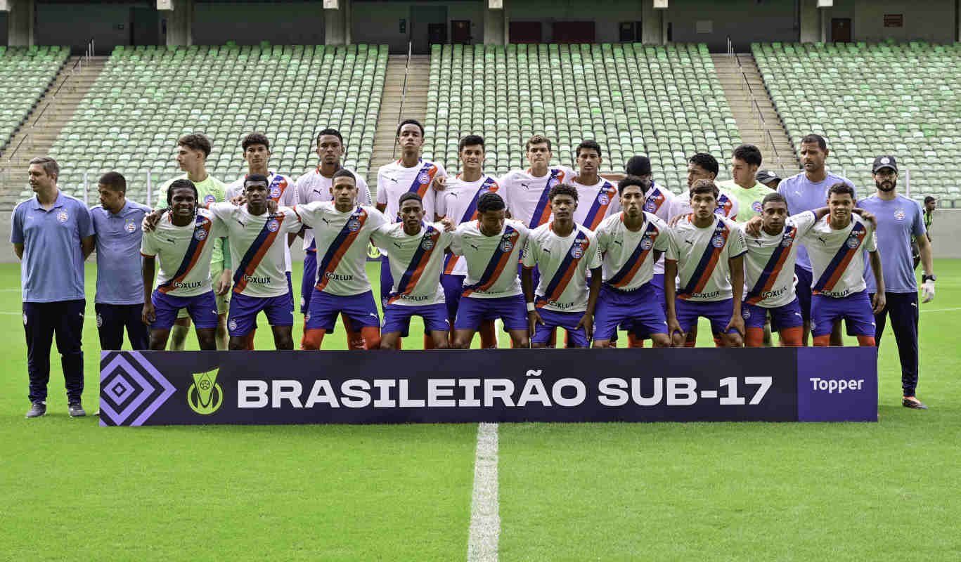 Bahia joga em casa nesta quarta pelo Brasileirão sub-17; assista ao vivo