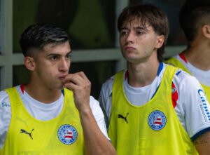 sanabria e roman gomez em jogo do bahia