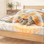 A tática mais primitiva da sua mente para o sono: por que cobrir os pés na cama salva a sua noite