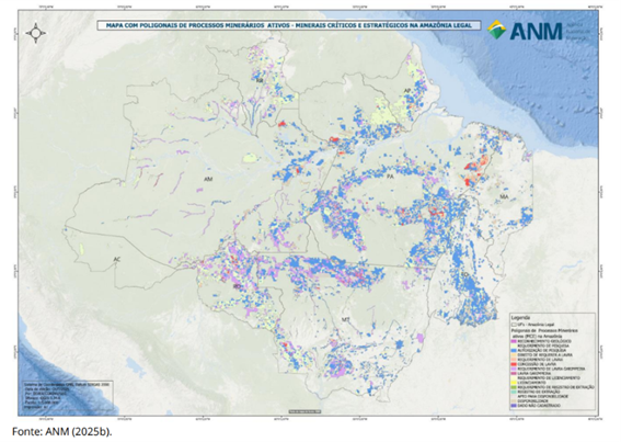 Estudo detalha panorama e potencial de minerais críticos e estratégicos na Amazônia