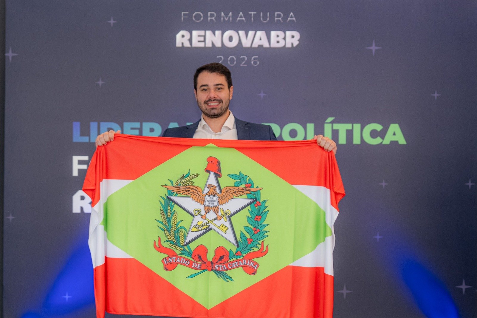 Lucas Jean é selecionado pelo RenovaBR e passa a representar Santa Catarina entre as novas lideranças políticas do país
