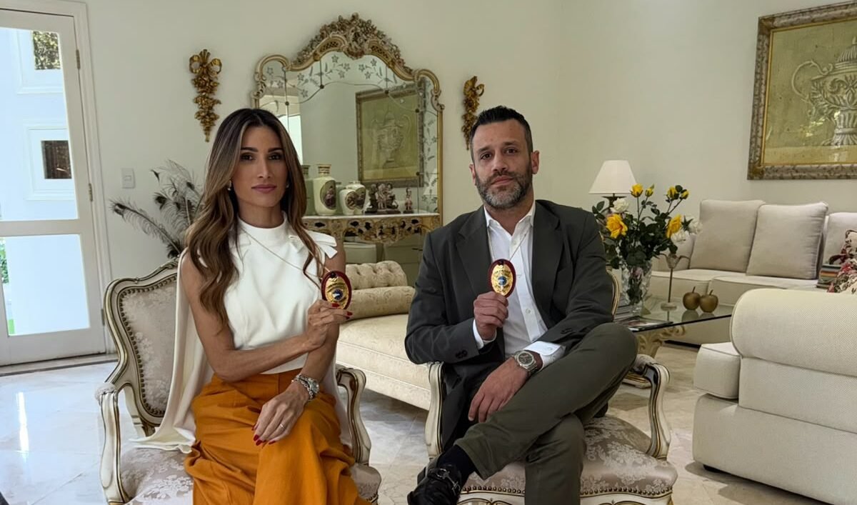 Anna Lourensetti e Felipe Ferreira recebem reconhecimento internacional por atuação empresarial, diplomática e humanitária