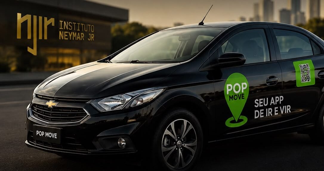 POP Move, empresa com valuation estimado em R$ 500 milhões, anuncia patrocínio oficial ao Leilão do Instituto Neymar Jr. e projeta alcançar US$ 3 bilhões até 2031