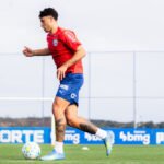 alejo veliz em treino do bahia