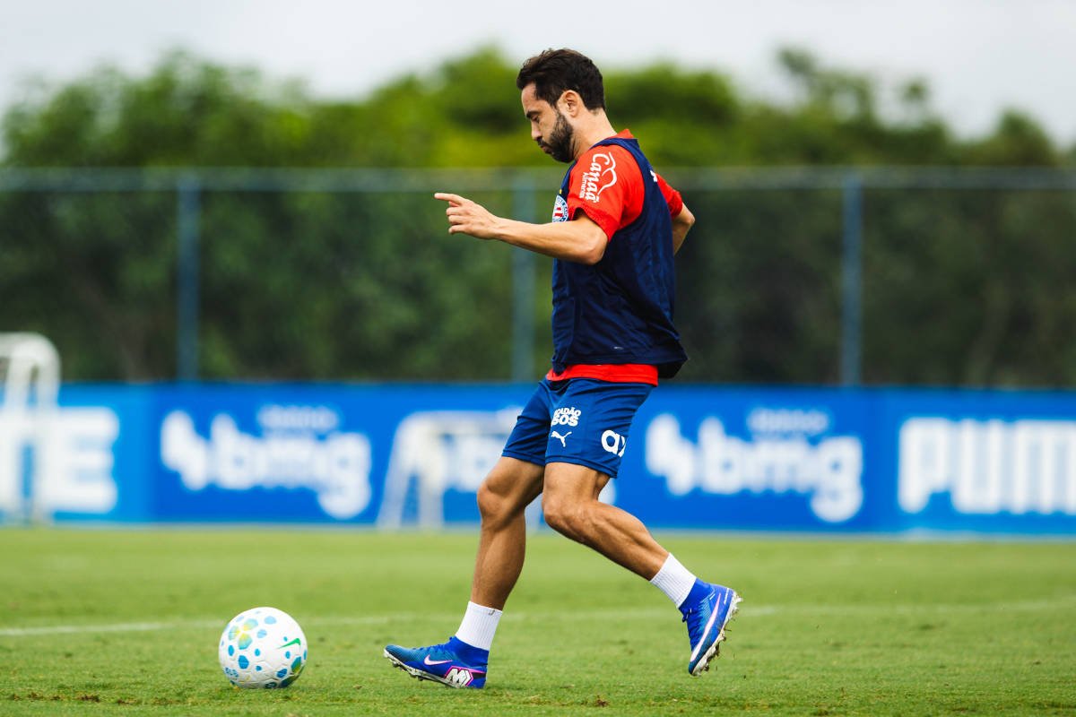 everton ribeiro em treino do bahia