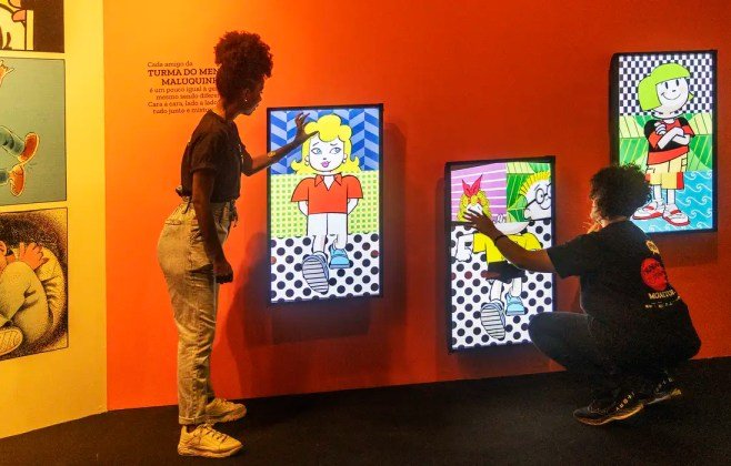 Exposição com as obras de Ziraldo encanta visitantes em Salvador
