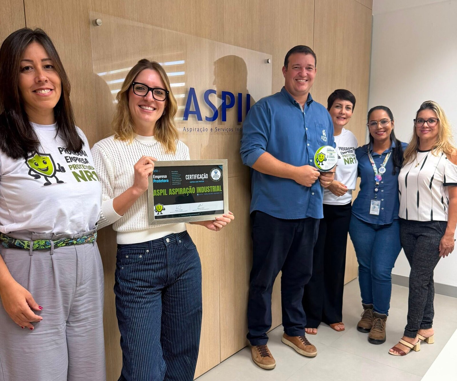 ASPIL recebe reconhecimento por avanço na gestão de riscos psicossociais no trabalho