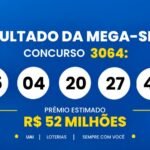 Resultado da Mega-Sena de hoje: veja os números e o rateio do concurso 3064, que pode pagar R$ 52 milhões (terça-feira, 29/09)