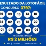 Resultado da Lotofácil de hoje: veja os números e o rateio do concurso 3797, que pode pagar R$ 2 milhões (segunda-feira, 05/10)