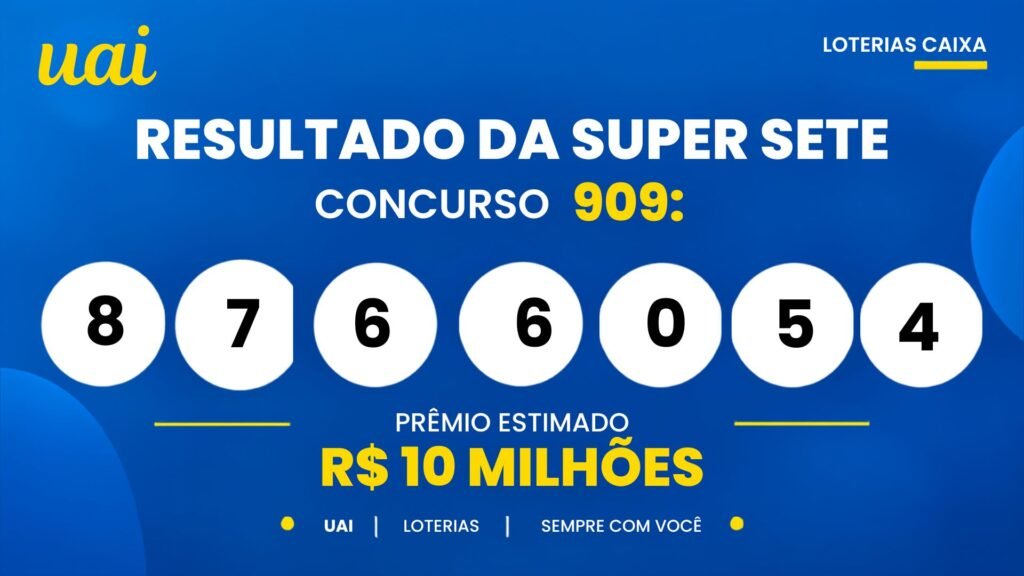 Resultado da Super Sete 644 de hoje (09/10): veja os números sorteados por coluna